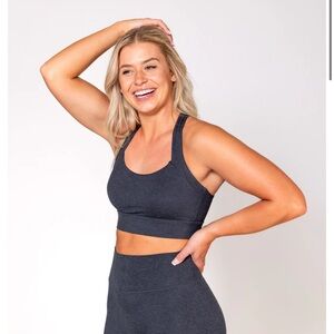 Women's Charcoal Sports Bra